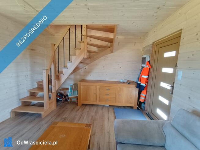 Działka z 2 domkami całorocznymi