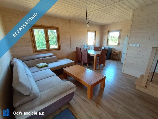 Działka z 2 domkami całorocznymi