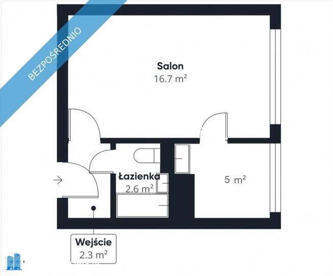 Kawalerka z widokiem | prywatnie | winda | media miejskie