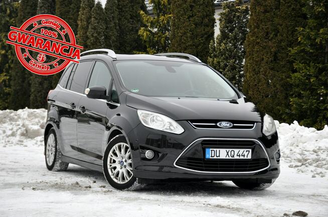 Ford Grand C-MAX 1.6i(125KM)*Navi*Skóry*7-Foteli*El.Fotel*BLS*Reling*2xParktr*Alu16"ASO