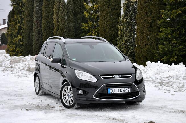 Ford Grand C-MAX 1.6i(125KM)*Navi*Skóry*7-Foteli*El.Fotel*BLS*Reling*2xParktr*Alu16"ASO