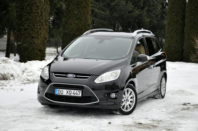 Ford Grand C-MAX 1.6i(125KM)*Navi*Skóry*7-Foteli*El.Fotel*BLS*Reling*2xParktr*Alu16"ASO