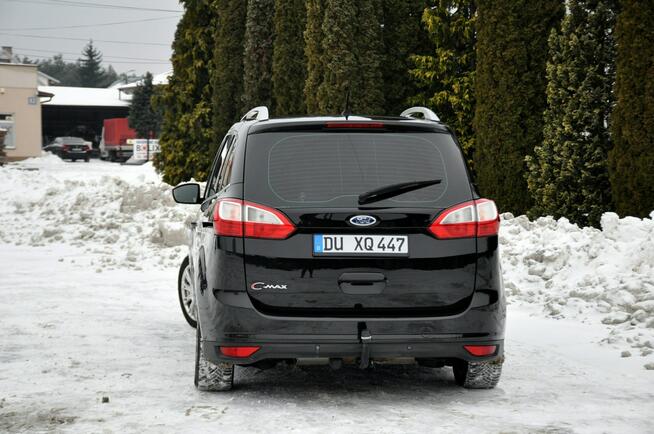 Ford Grand C-MAX 1.6i(125KM)*Navi*Skóry*7-Foteli*El.Fotel*BLS*Reling*2xParktr*Alu16"ASO