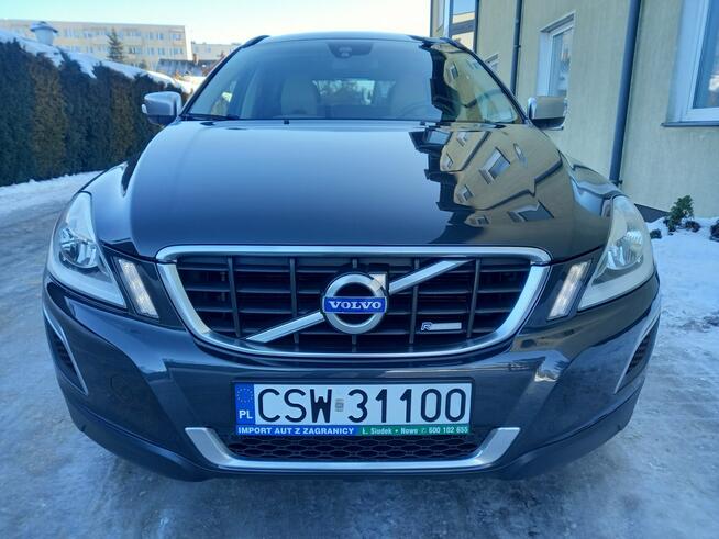 Volvo XC 60 2.0D 163KM 5-Cylindrów R-Design Skóry 100%Bezwypadkowy Bardzo Zadbany