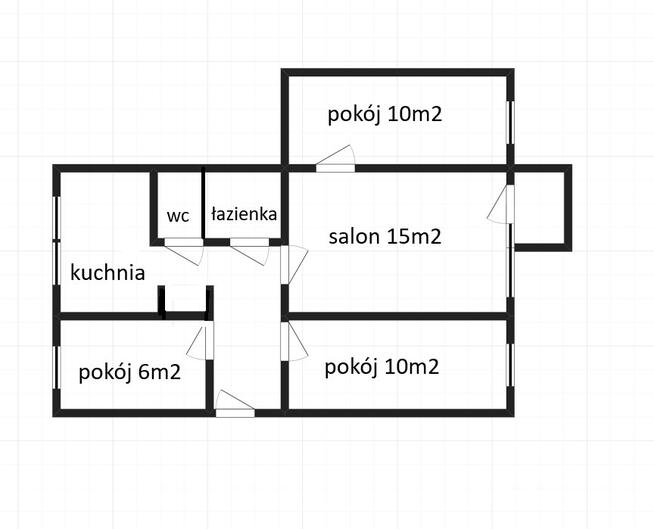 Lublin, Mieszkanie, 4 pokoje, 60m2, Pana Balcera