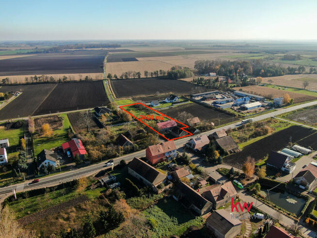 Działka inwestycyjna Cieszyce gm. Kobierzyce, Akacjowa