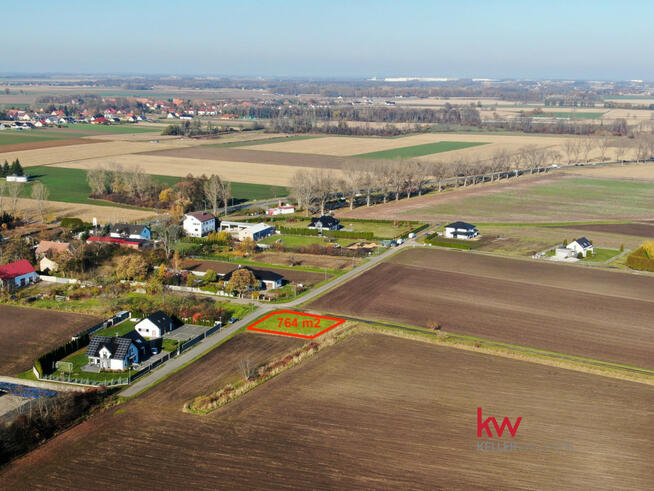 Działka inwestycyjna Cieszyce gm. Kobierzyce, Akacjowa