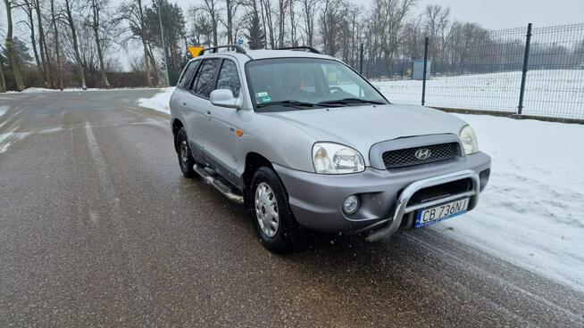 Hyundai Santa Fe 2003 2.0crdi 4x4 Skóry Grzane Fotele Hak