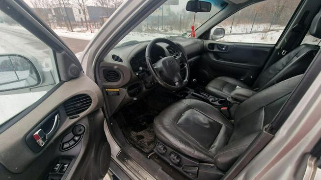 Hyundai Santa Fe 2003 2.0crdi 4x4 Skóry Grzane Fotele Hak
