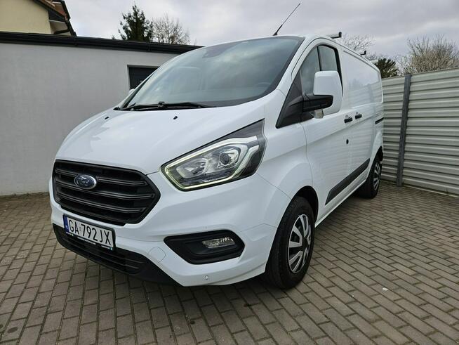 Ford Transit Custom 2.0 TDCi 130KM FV23% bezwypadek BDB WYPOSAŻENIE 3 osobowy BDB stan