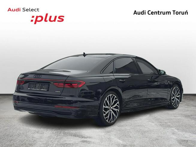 Audi A8 Lang_OśSkrętna_HeadUp_Masaże_Wentylacja_Webasto_B&O_NightVision_Hak_FV