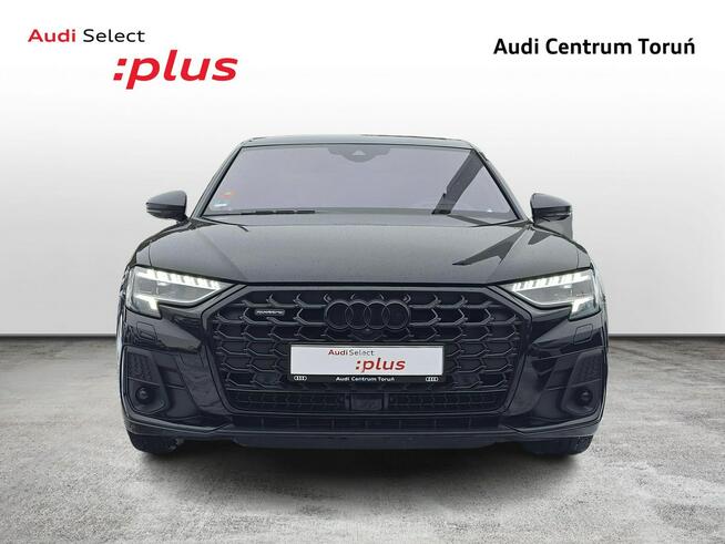 Audi A8 Lang_OśSkrętna_HeadUp_Masaże_Wentylacja_Webasto_B&O_NightVision_Hak_FV