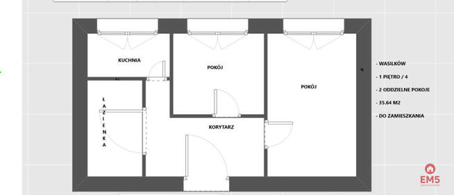 Mieszkanie Wasilków, Emilii Plater