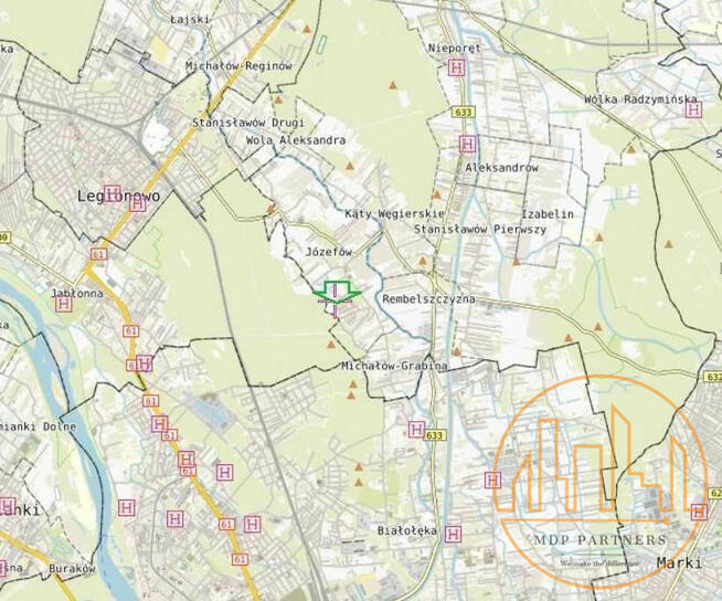 Działka budowlana Józefów gm. Nieporęt,
