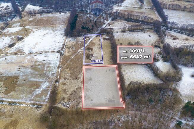 Działka rolna o pow. 6.647 m²