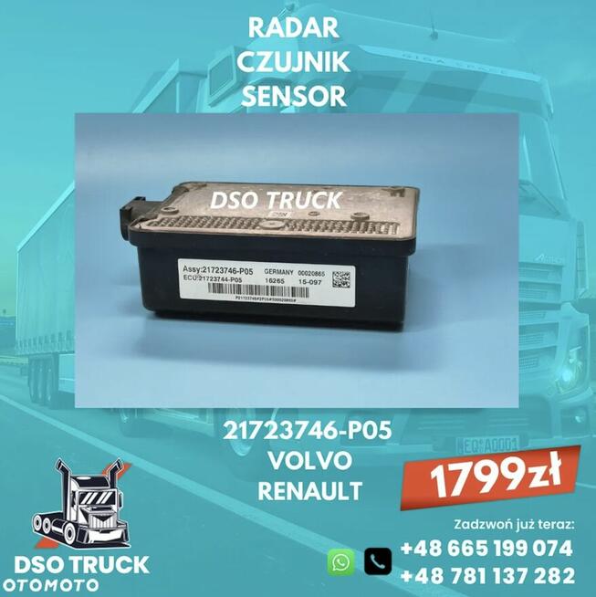 RADAR CZUJNIK SENSOR 21723746-P05 RENAULT GAMA T RANGE VOLVO