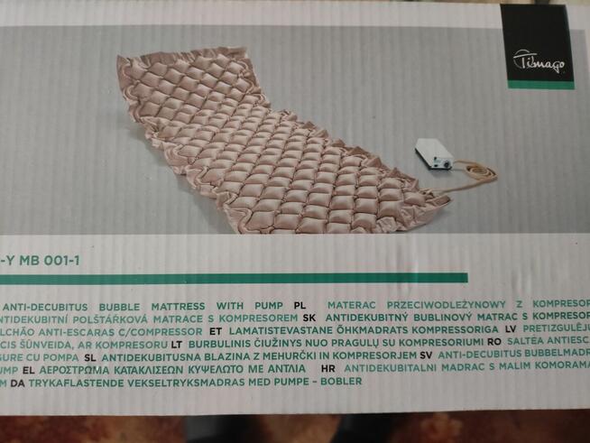 Materac Przeciwodleżynowy z kompresorem