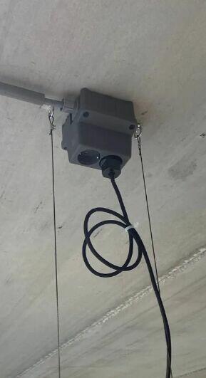 Lampa wisząca akustyczna BuzziShade szara fi74cm