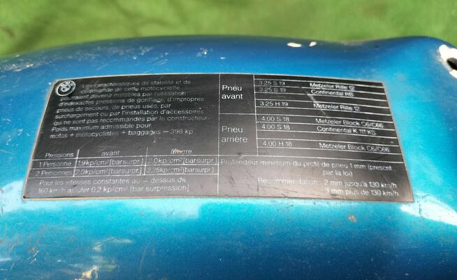 BMW R80 G/S R65 błotnik tył tylny