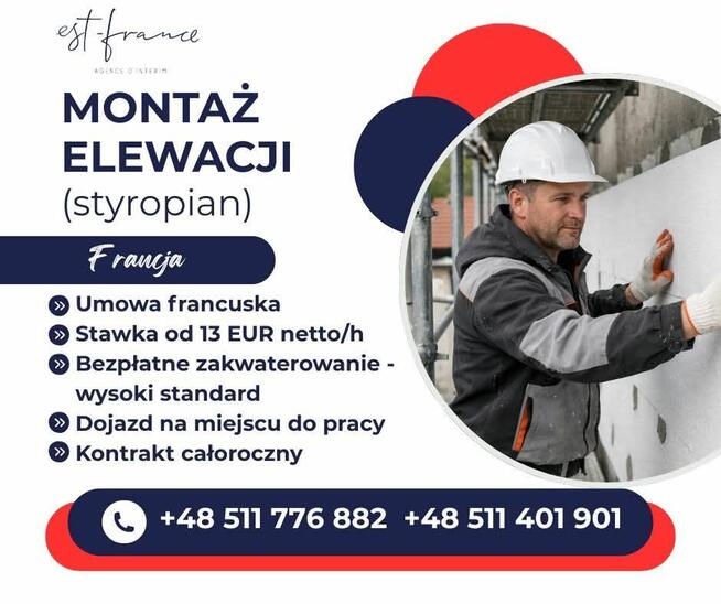 Monter Elewacji Zewnętrznej – Francja
