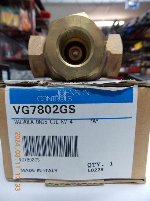 Zawór trójdrogowy regulacyjny VG7802GS Johnson Controls