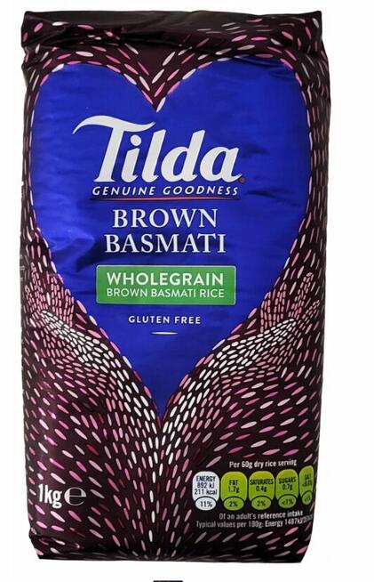 Ryż basmati brązowy Tilda 1kg