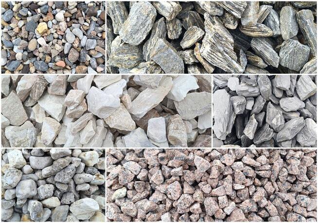 Grys bazaltowy 11-16mm. Grafitowy kamień ozdobny do ogrodu.