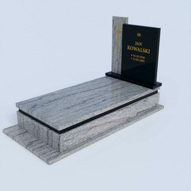 Nagrobek z granitu
