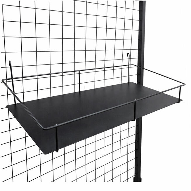 półka na kratę 60×30×13cm – Czarna