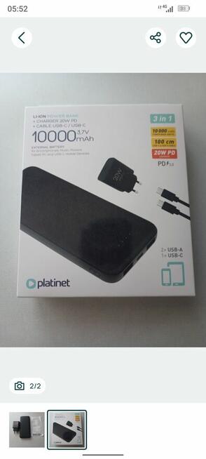 sprzedam tanio nowy dooge i gratis dorzucam powerbank