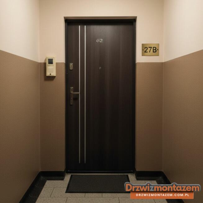 DRZWI ZEWNĘTRZNE ANTYWŁAMANIOWE Z MONTAŻEM