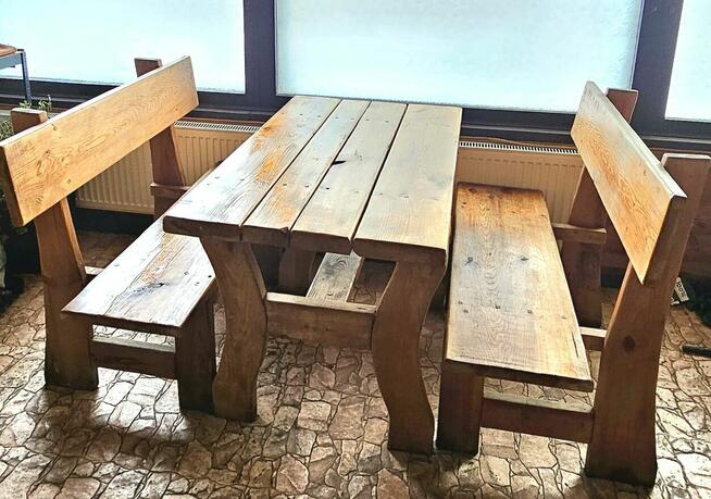 Sprzedam stoły drewniane, ławki, krzesła