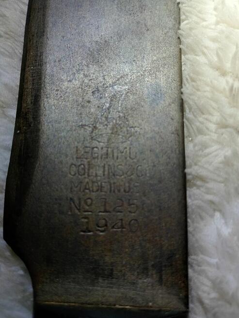 Maczeta Legitimus Collins & Co. 1250 Maczeta 1940.