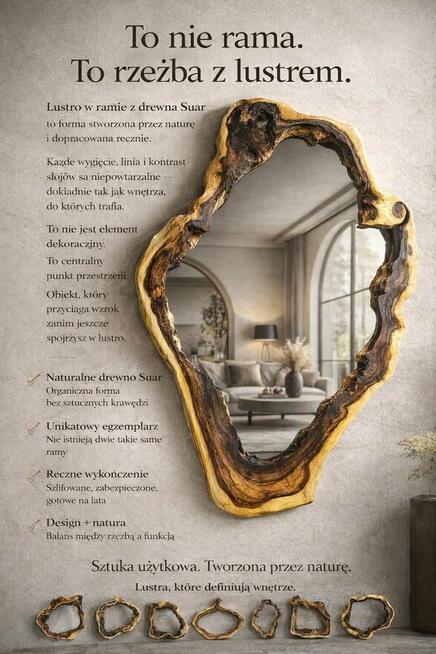Stylowa rama do lustra