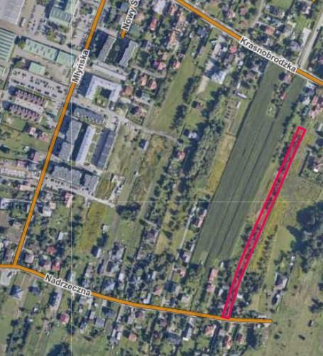 Działka budowlana Zamość, Nadrzeczna