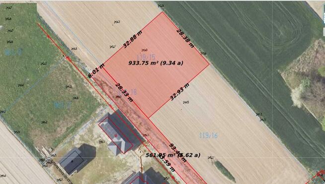 Działka budowlana Płoskie gm. Zamość