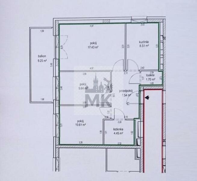 Mieszkanie Kraków Kraków, Podgórze Duchackie, Podedworze