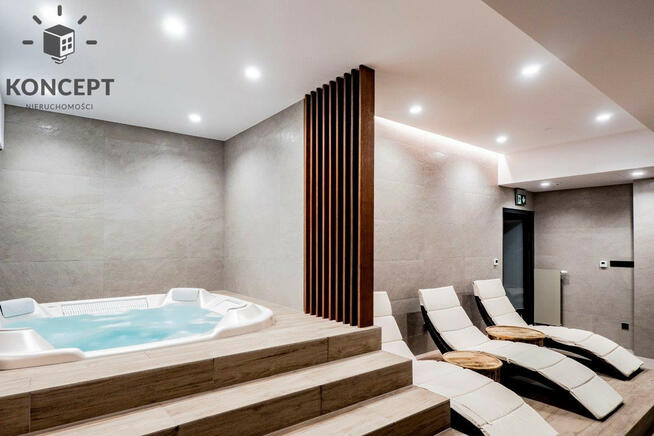 2 pok. | Balkon | Widok na rzekę | Siłownia i Jacuzzi