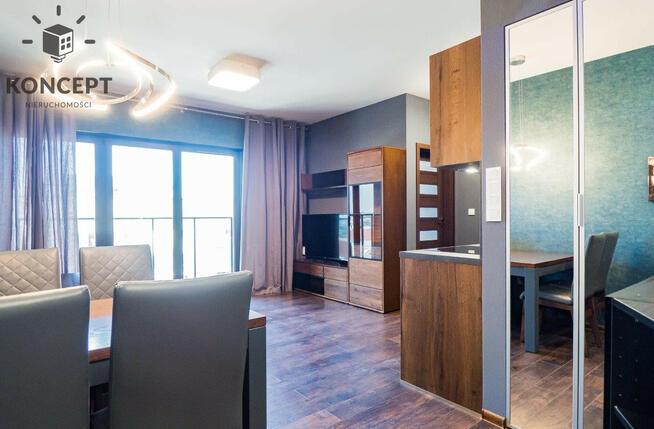 2 pok. | Balkon | Widok na rzekę | Siłownia i Jacuzzi