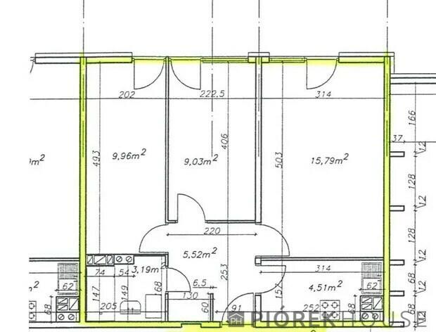 3-pokojowe mieszkanie na Woli