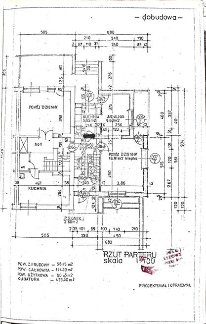 Dom bliźniak z przybudową, Rzeszów, centrum!