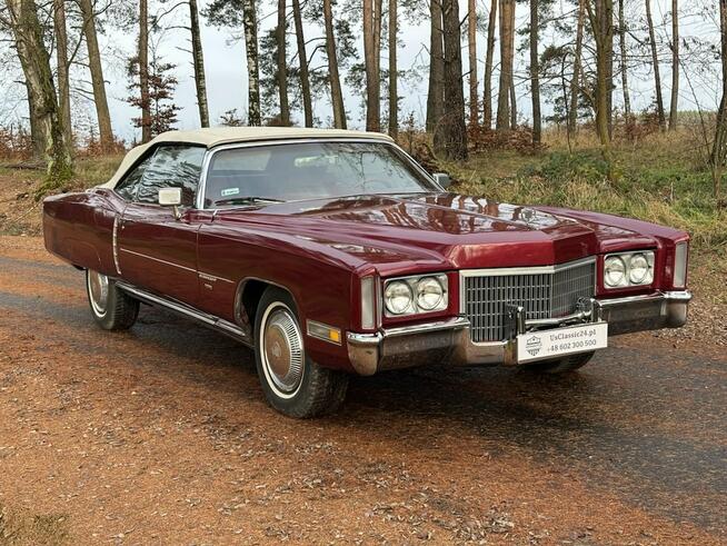CADILLAC ELDORADO CONVERTIBLE 1971 – 8,2 V8 FWD CABRIO RED LUXURY