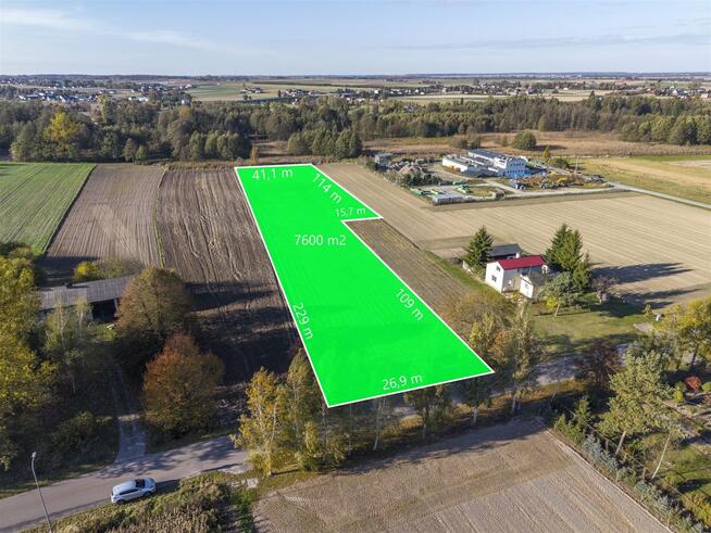 Działka usługowa Niedrzwica Duża