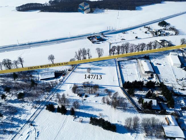 Działka usługowa Burkat gm. Działdowo