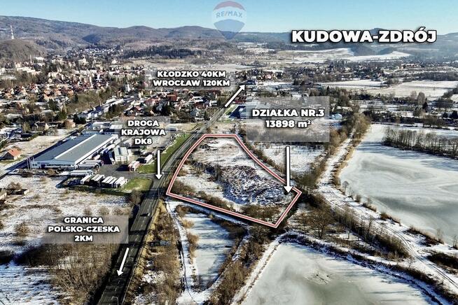 Inwestycyjna działka przy granicy PL–CZ