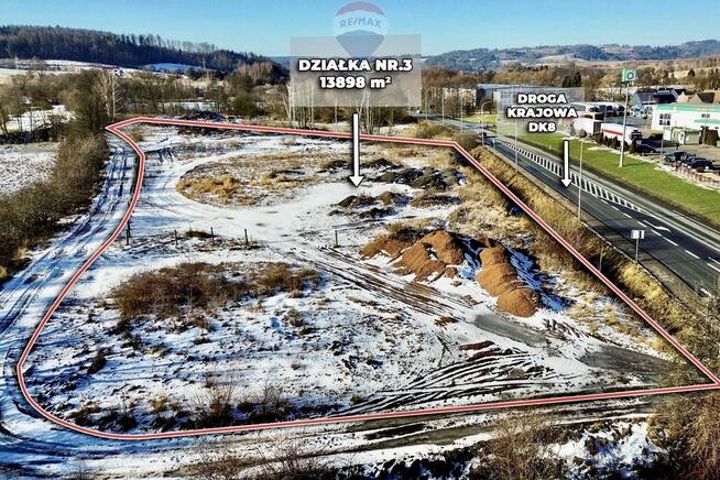 Inwestycyjna działka przy granicy PL–CZ