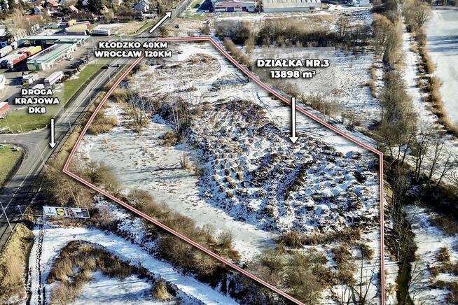 Inwestycyjna działka przy granicy PL–CZ