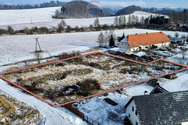 Działka budowlana 2.873 m², z mediami i dojazdem