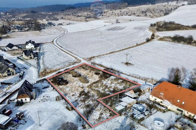 Działka budowlana 2.873 m², z mediami i dojazdem