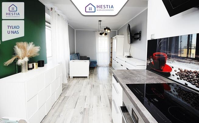 Dwa pokoje z dużym balkonem